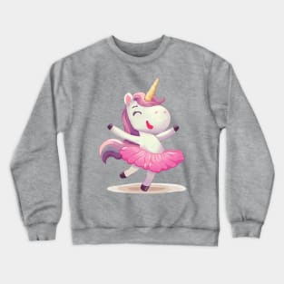 Unicorn Ballerina Crewneck Sweatshirt